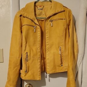 Jou Jou Yellow Jacket for Women Sz LARGE